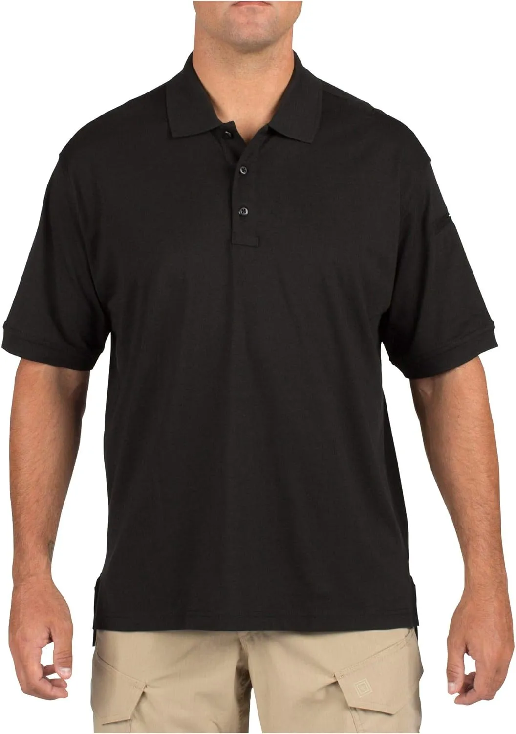 5.11 Tactical Men's Jersey Knit Short Sleeve Shirt, Wrinkle-Resistant Cotton, Pen Pocket, Style 71182