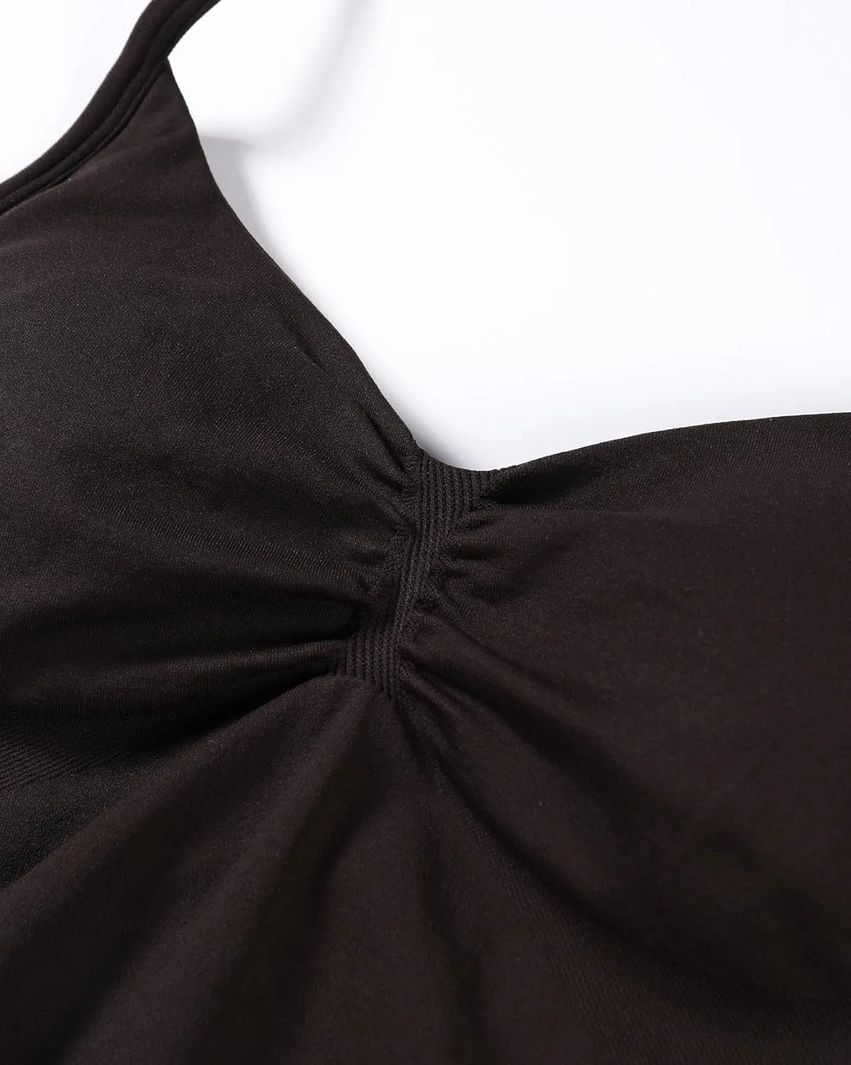 AUROLA Influence Longline Strappy Workout Halter Tops for Women,Removable Cups Padded Bras Impact Gym Yoga Sleeveless Top