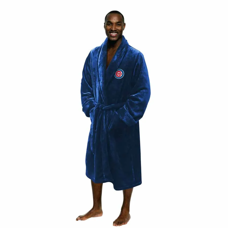 Chicago Cubs Men's Silk Touch Bathrobe