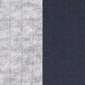 Comfort Cotton High-Waisted  Brief  Panty 2 Pack | Navy Highlight/Grey Heather