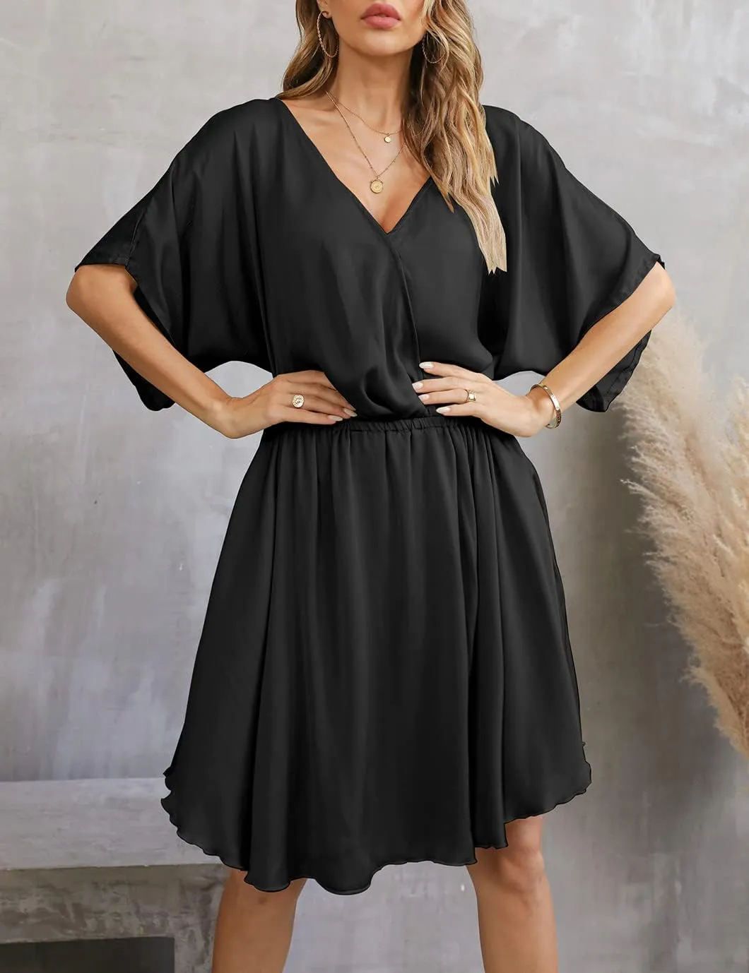 Eddoyee Summer Casual Swimsuit Cover Ups for Women Beach Shirt Tunic Dress