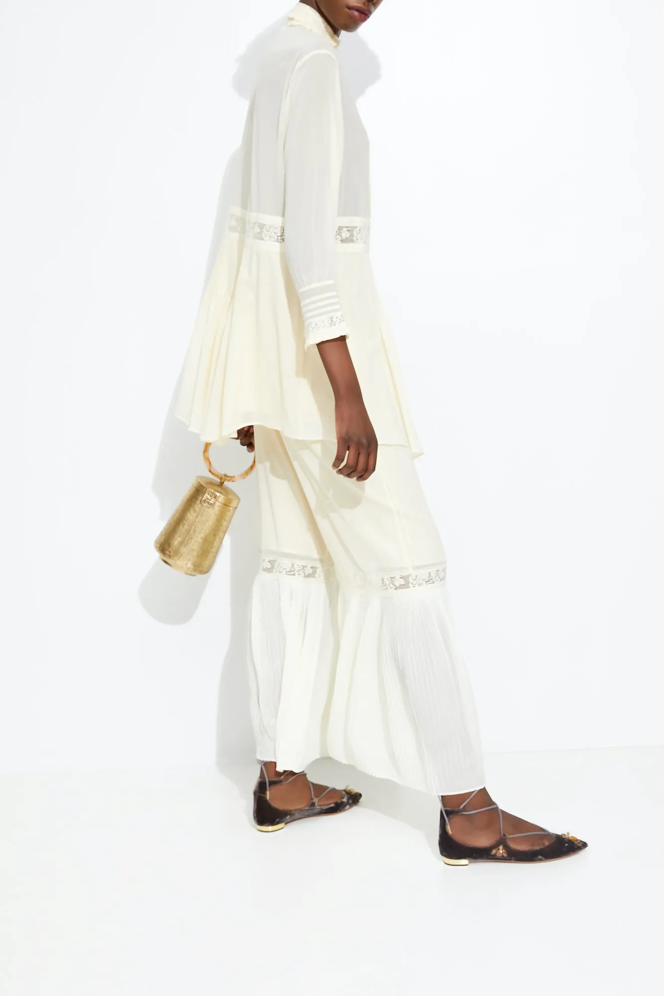 JANE BIRKIN SHIRT DRESS {CREAM}