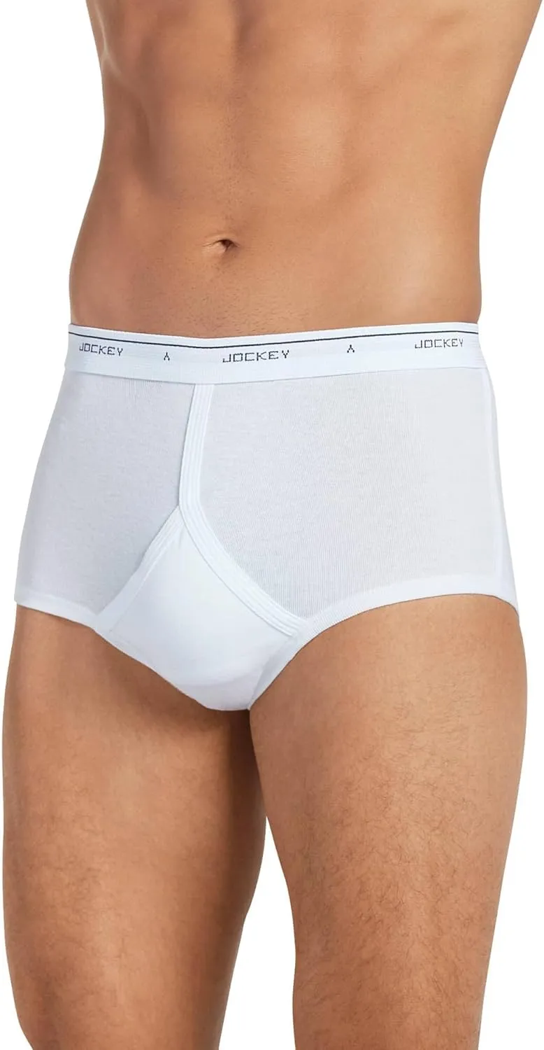 Jockey Men's Underwear Big Man Classic Brief - 6 Pack
