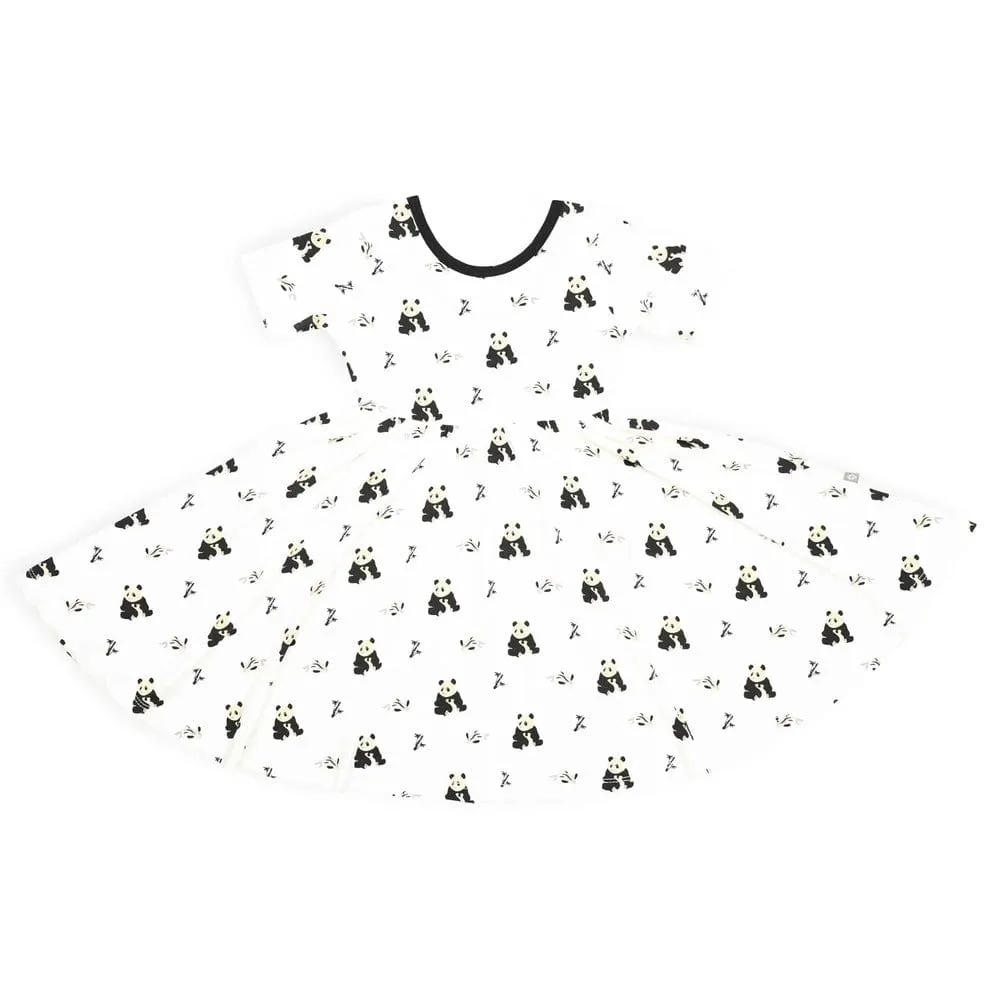 Kyte Baby Twirl Dress - Black & White Zen
