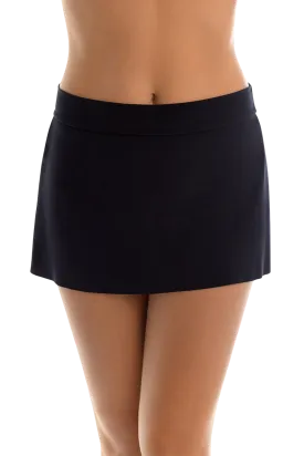 Magicsuit Jersey Tennis Skirt Swim Bottom - Black