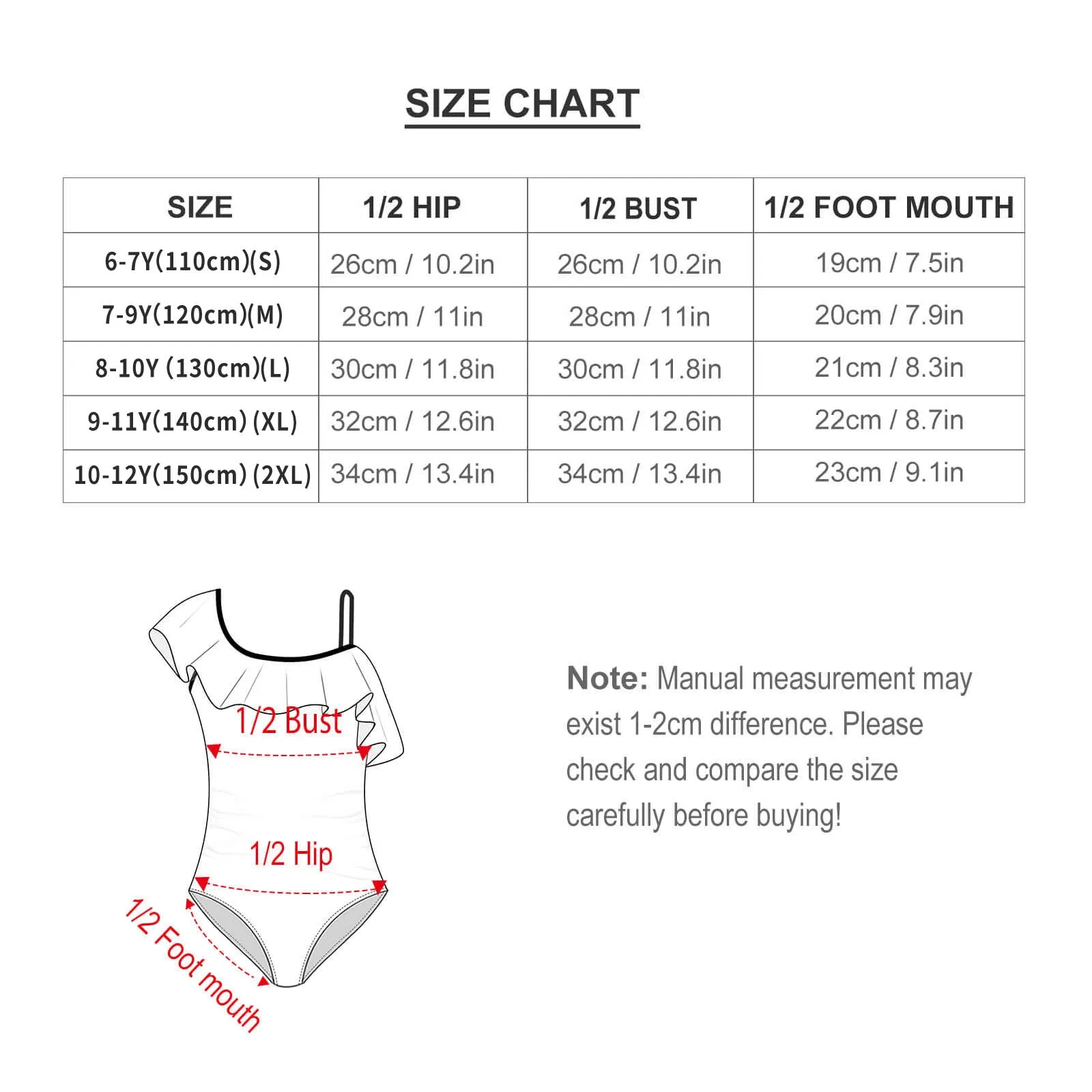 Mickey Flags Girls Flounce One-Piece Swimsuit