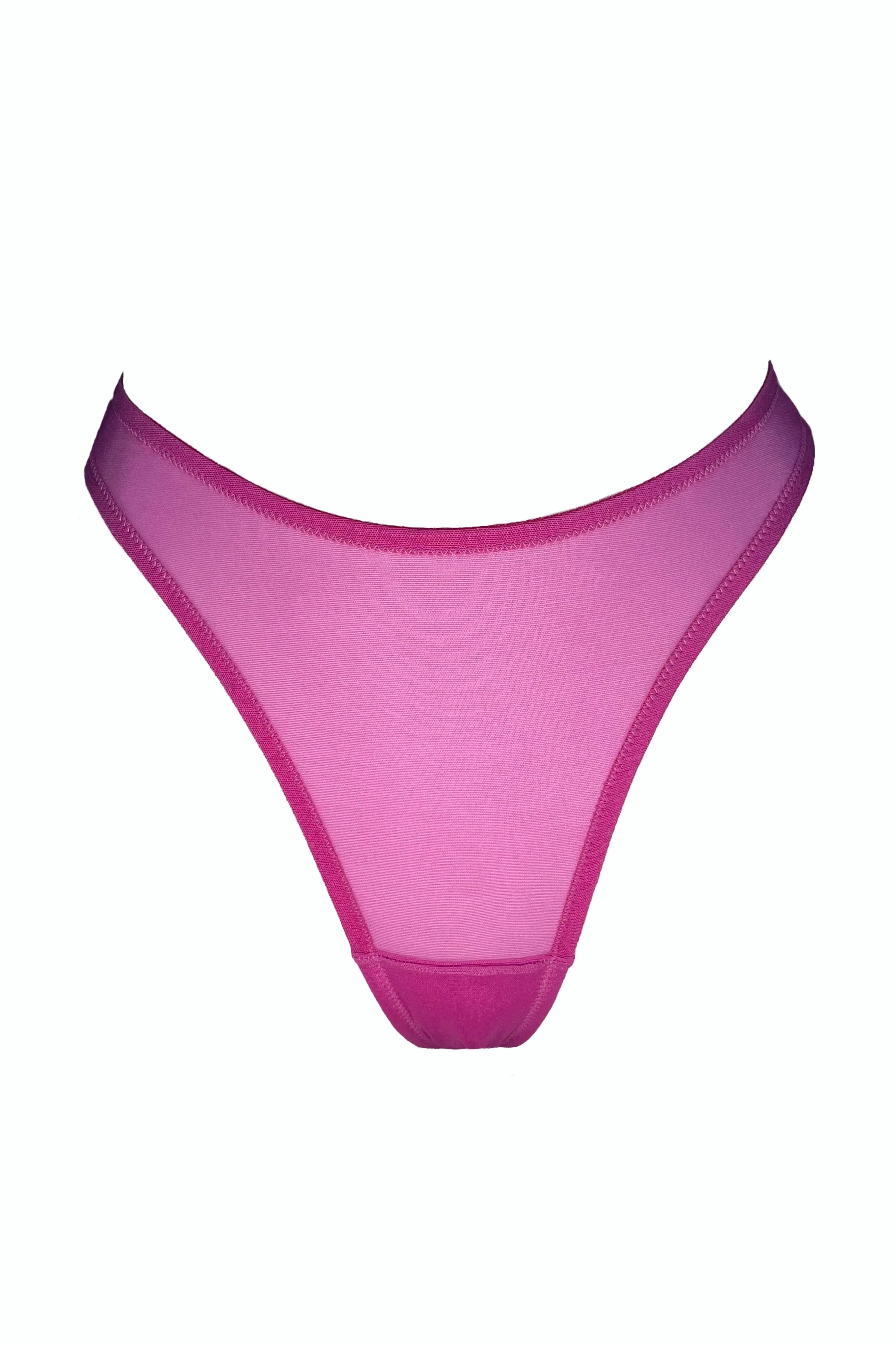 Parabola Fuchsia high waisted thongs