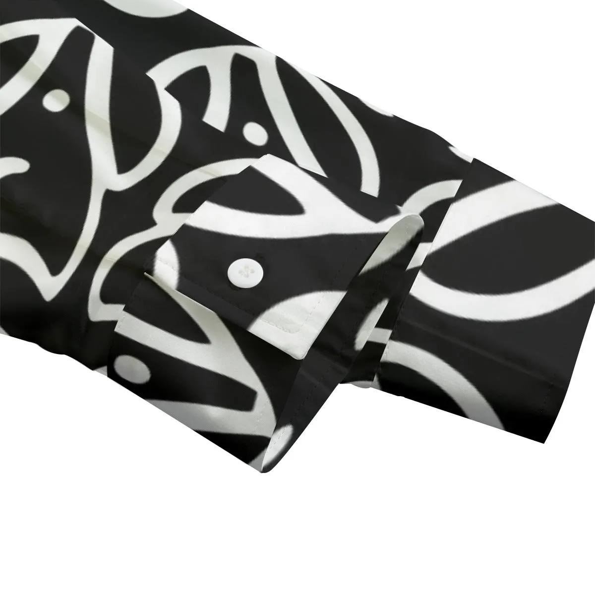Sixty Eight 93 Logo White & Black Unisex Imitation Silk Pajama Set #2
