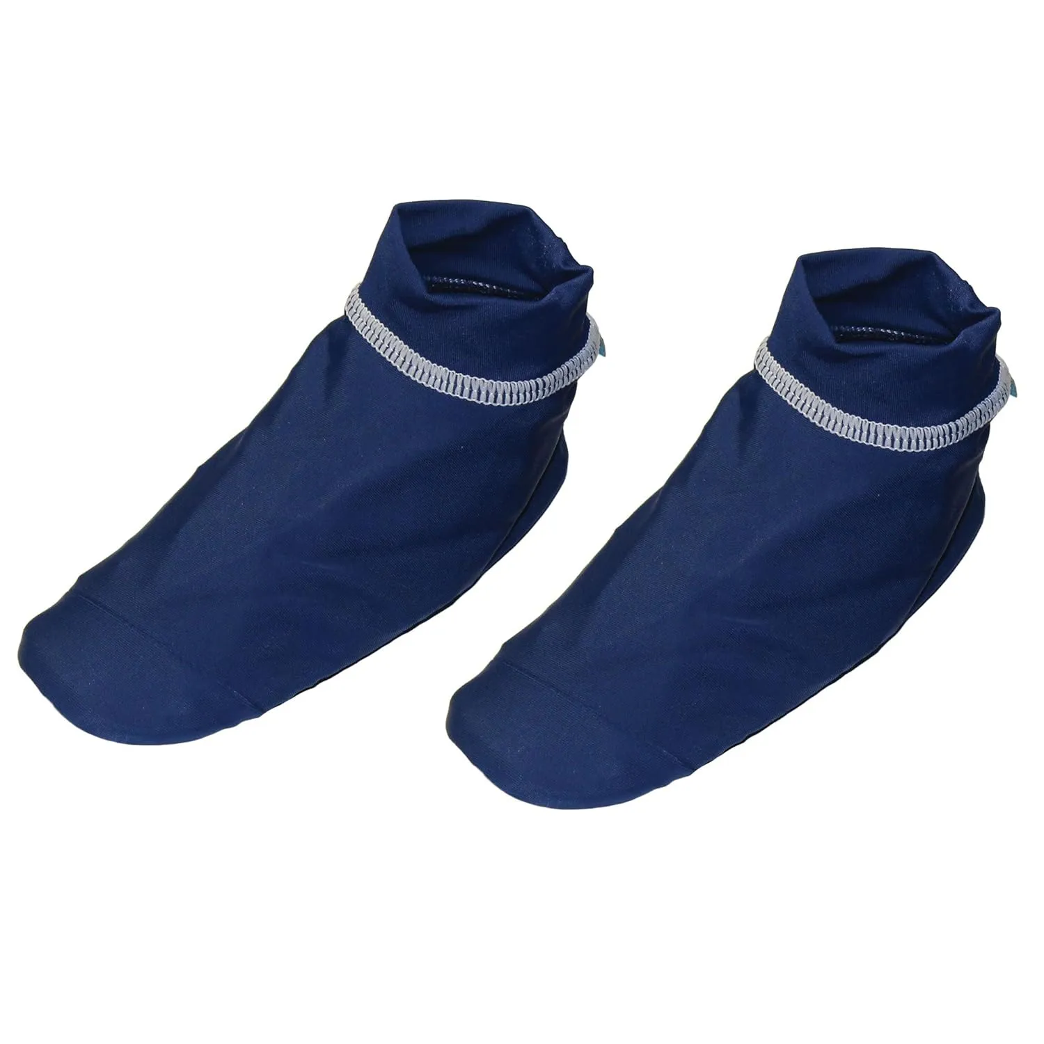 Sun Smarties Unisex UPF 50  Non-Skid Sand and Water Socks Small Navy Blue Ocean