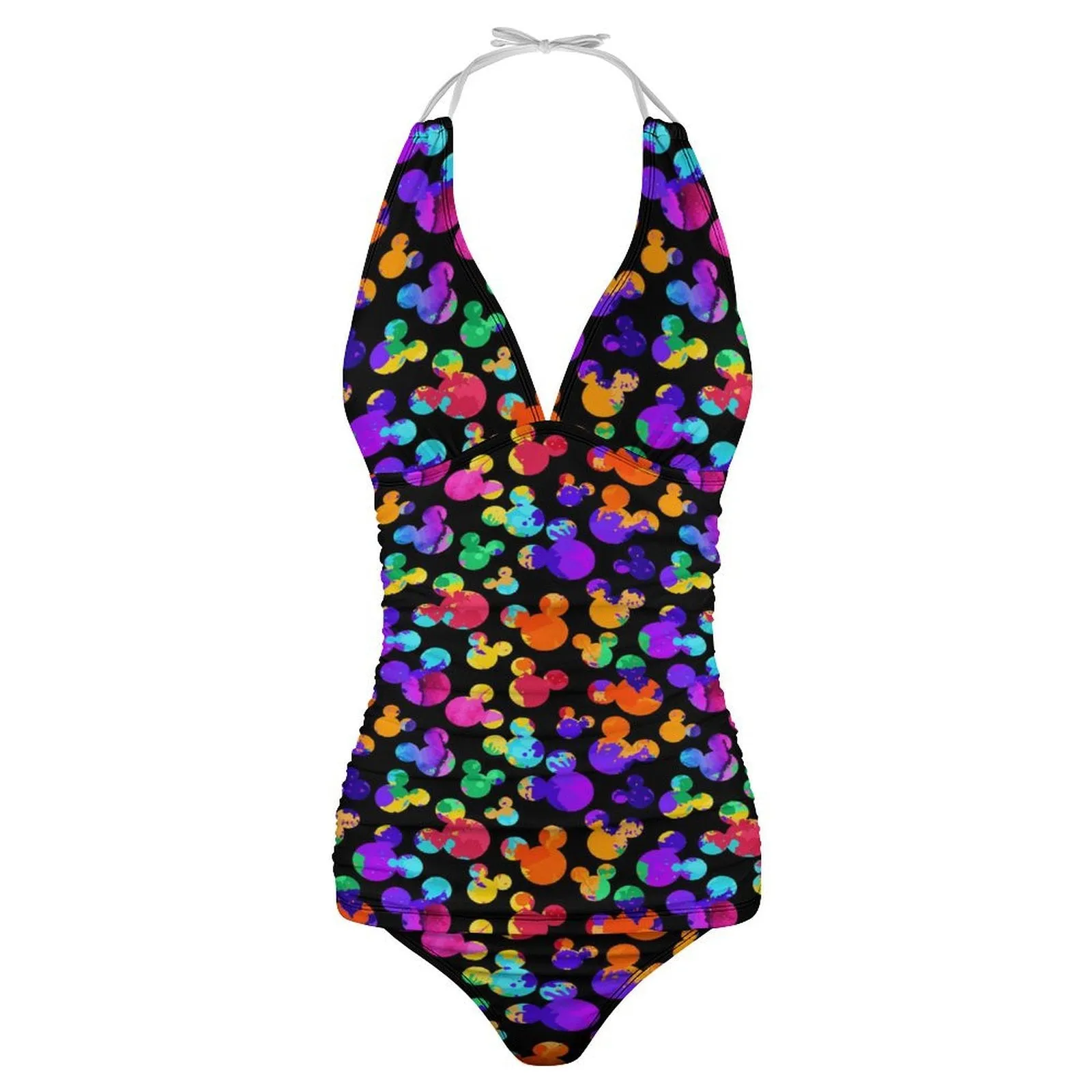 Watercolor Women's Split Swimsuit